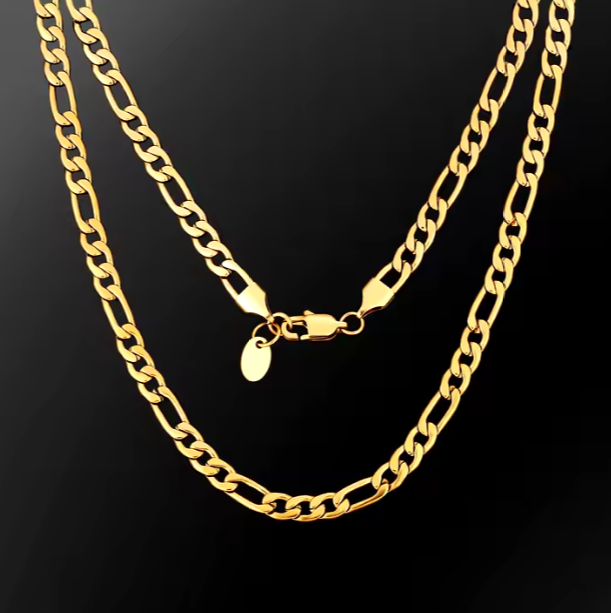 14K Gold Figaro Chain 20 In Women's Milano Figaro Rope Chain - Foto 11