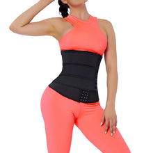 Load image into Gallery viewer, 7 Steel Bone 3 Strap Latex Waist Trainer Belt Shaper