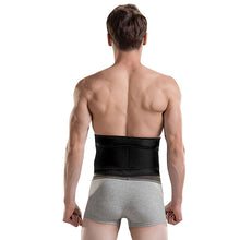Load image into Gallery viewer, Black Neoprene Protection Slim Waist Support Belt Men
