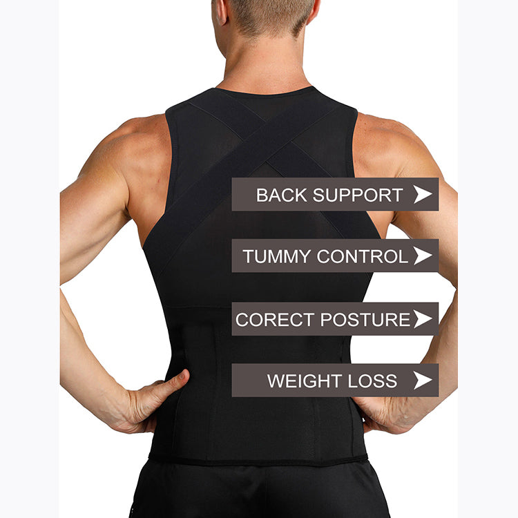 Body Shaper Men's Slimming Vest – Forte Coraggio