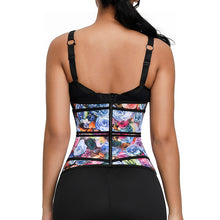Load image into Gallery viewer, 7 Steel Boned Zipper Front plus size slimming belt women Latex Waist Trainer