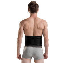 Load image into Gallery viewer, Black Neoprene Protection Slim Waist Support Belt Men
