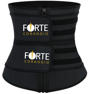 Double Compression Waist Trimmers Latex Waist Cincher Slimming Belts T –  Forte Coraggio