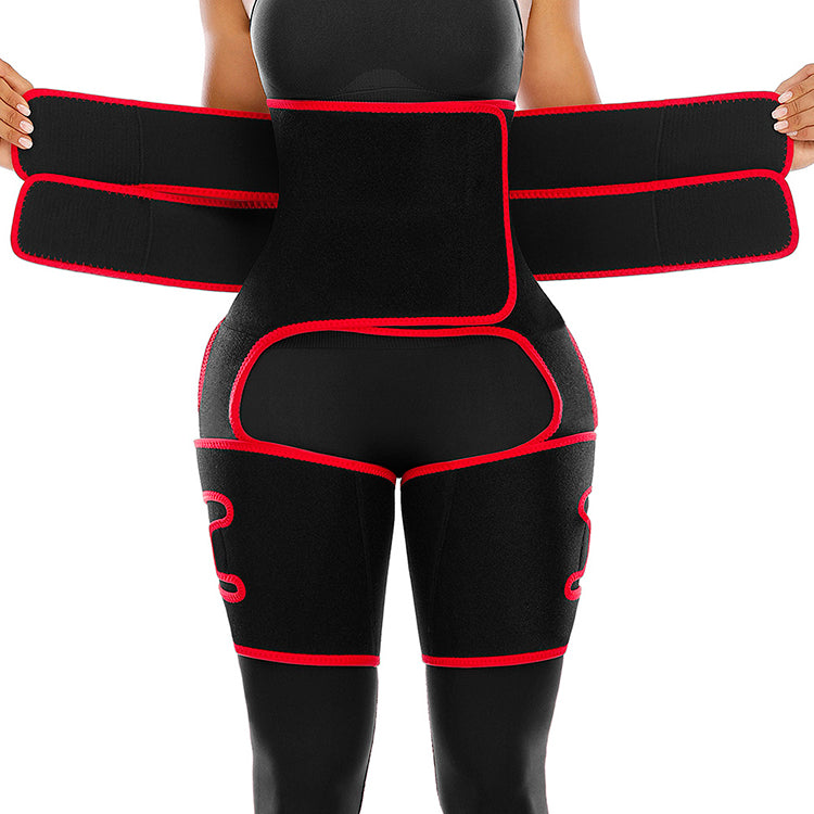 Detachable double Strapped 3 in 1 Waist and Thigh Trimmer Butt lifter -  Fanny's Fit