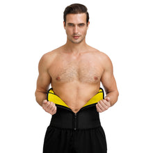 Load image into Gallery viewer, Men&#39;s Latex Wide Belt Waist Trainer For Weight Loss

