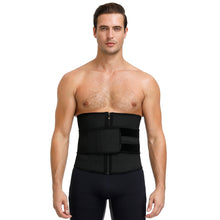 Load image into Gallery viewer, Men&#39;s Latex Wide Belt Waist Trainer For Weight Loss
