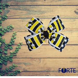 Bumble Bee Hair Bow for Kids